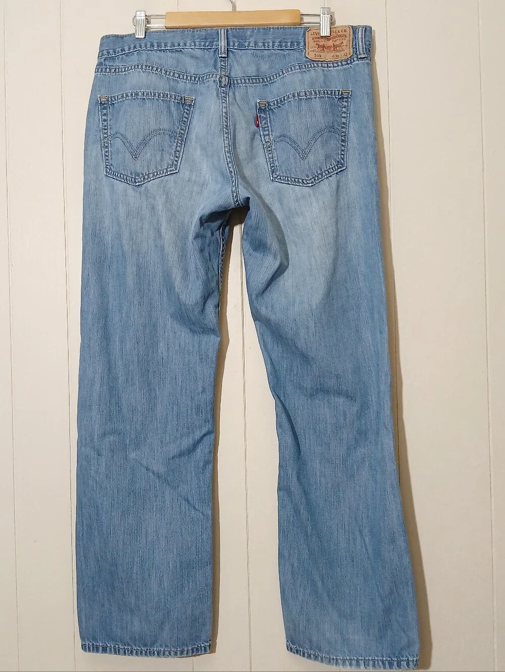 Levi's 559 Men Jeans 36x32 90s Y2K Relaxed Straight Blue Cotton Denim - Picture 4 of 9